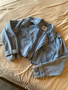 Stevie by Steve Madden Cropped Denim Jacket